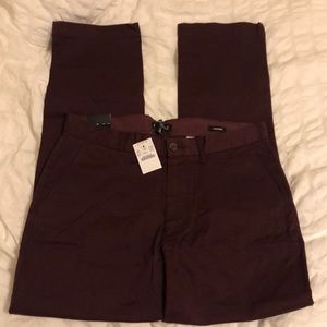 Jcrew cranberry colored pants
